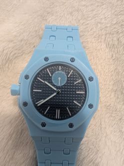 Light Blue Royal Analog Watch
