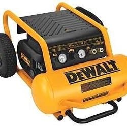 DeWALT D55146 Portable Electric Air Compressor, Tool Only, 4.5 gal Tank, 1.6 hp, 120 V, 225 psi Pressure, 1 -Stage