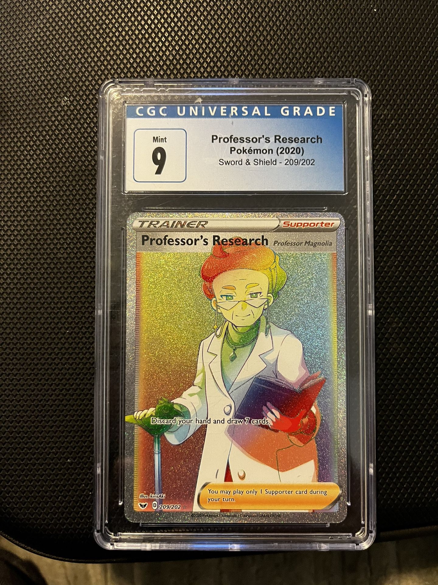 CGC 9 Rainbow Holo Professor’s Research 