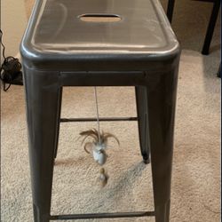 Large Talk Metal Bar Stool