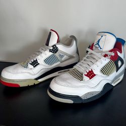 Nike Air Jordan 4 Retro SE "What The" Sneakers - Size 12
