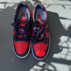 nike dunk low university red obsidian