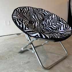 Zebra Oval Sitting Chair 