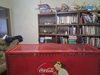 Vintage coca cola foldable bar