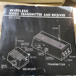 Wireless Video Transmitter And Receiver 