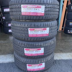 215/45R17 New Tires
