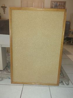 2 WALL HANGING CORK BOARDS