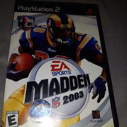 Madden 2003 on Playstation 2