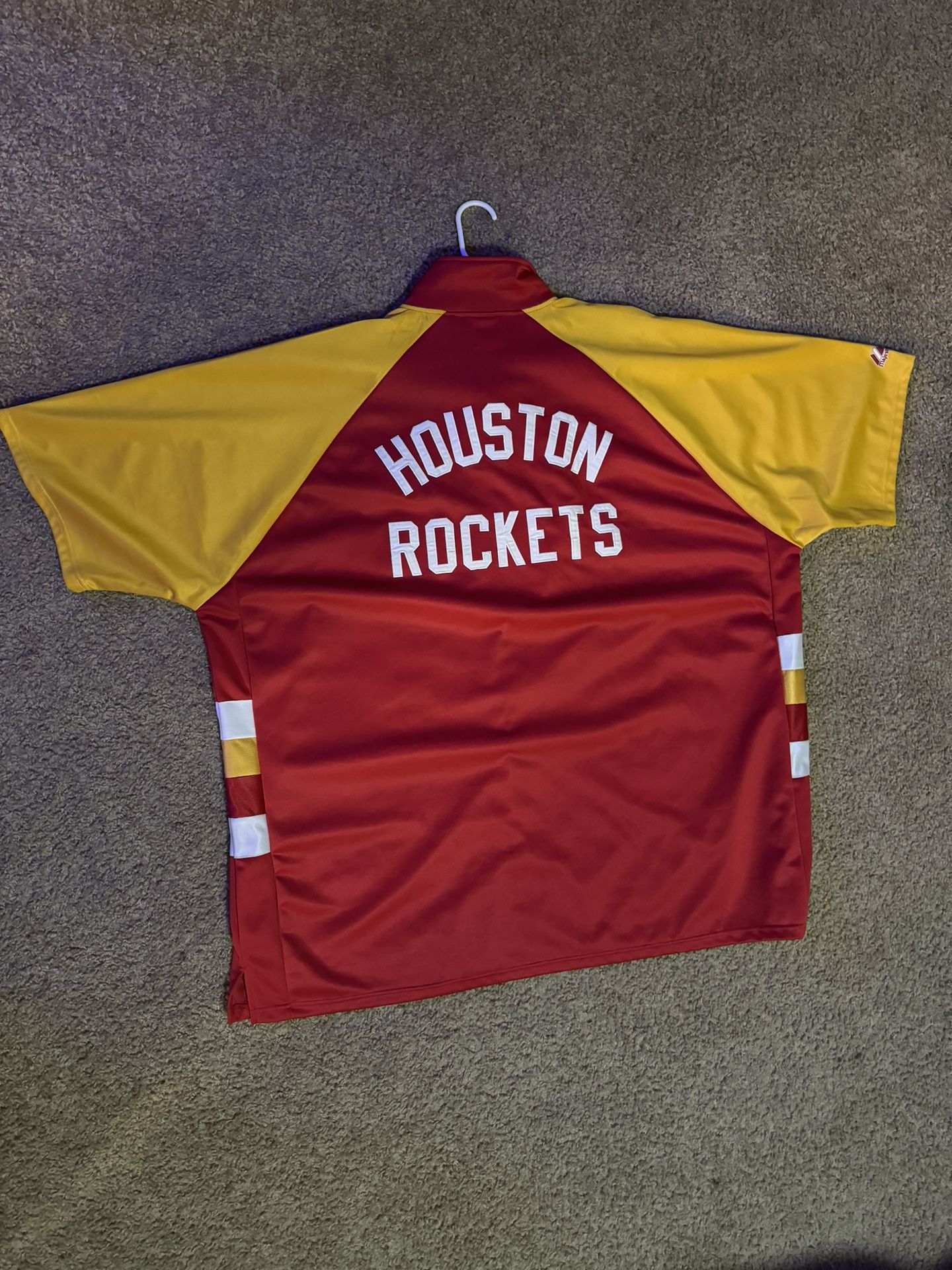 Houston rockets Hardwood Classic Warmup Button Down 