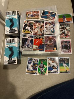 Baseball Card Lot with Collector's Edge Boxes