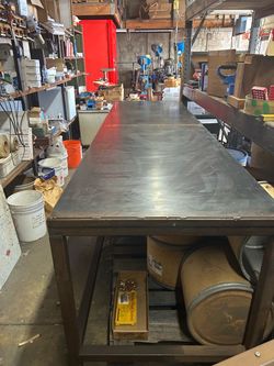 Heavy Duty Steel Workbench