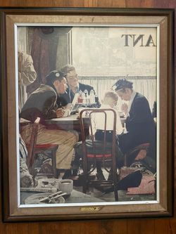 Norman Rockwel Print 