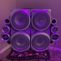 JVC speakers & Stereo Receiver 