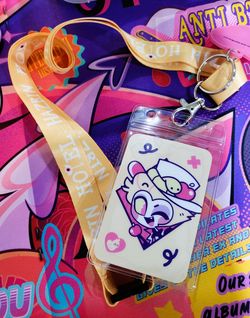 Hazbin Hotel Lucifer Morningstar Chase Lanyard and ID Holder