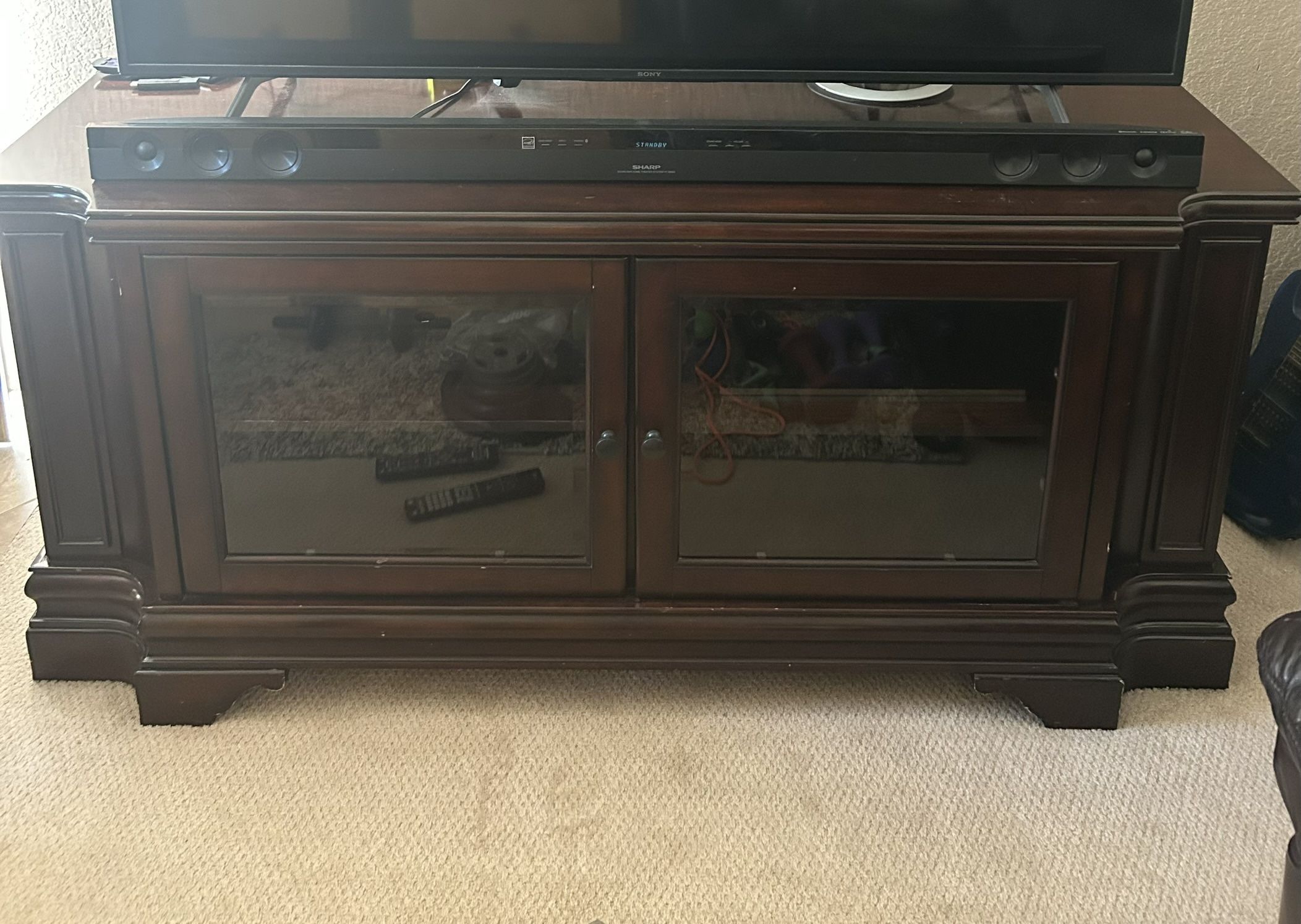 TV Entertainment Center Media Cabinet