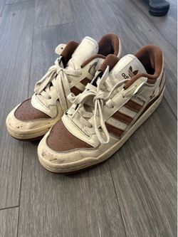 adidas Forum Low CL Cream White Preloved Brown (USED) (8.5)
