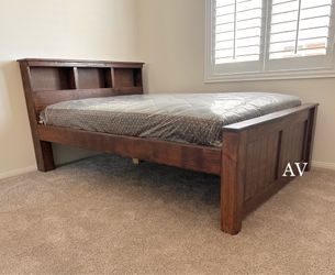 Full Bookcase Bed and Mattress