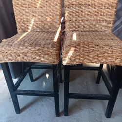 2  Counter Height Bar Stool Chairs For $20