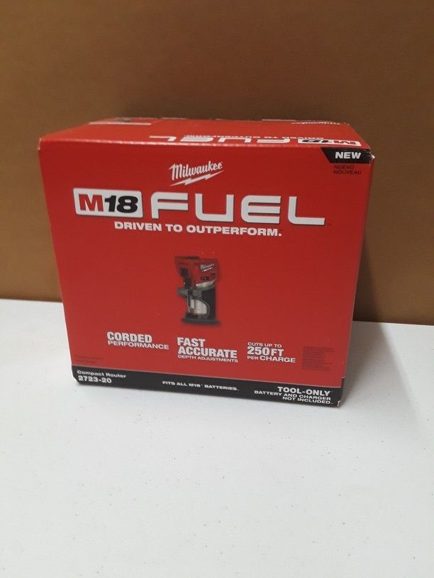 Milwaukee Fuel 18 Volt Router New In Box