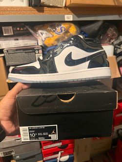 Air Jordan 1 Low SE White/Black Size 10.5
