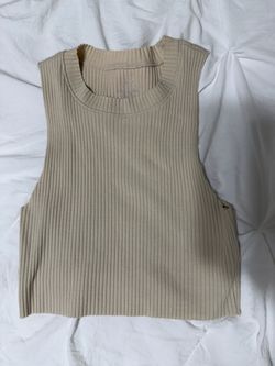 Ribbed tank top