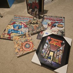 Marvel, DC, Comic Decorative Decor Lot