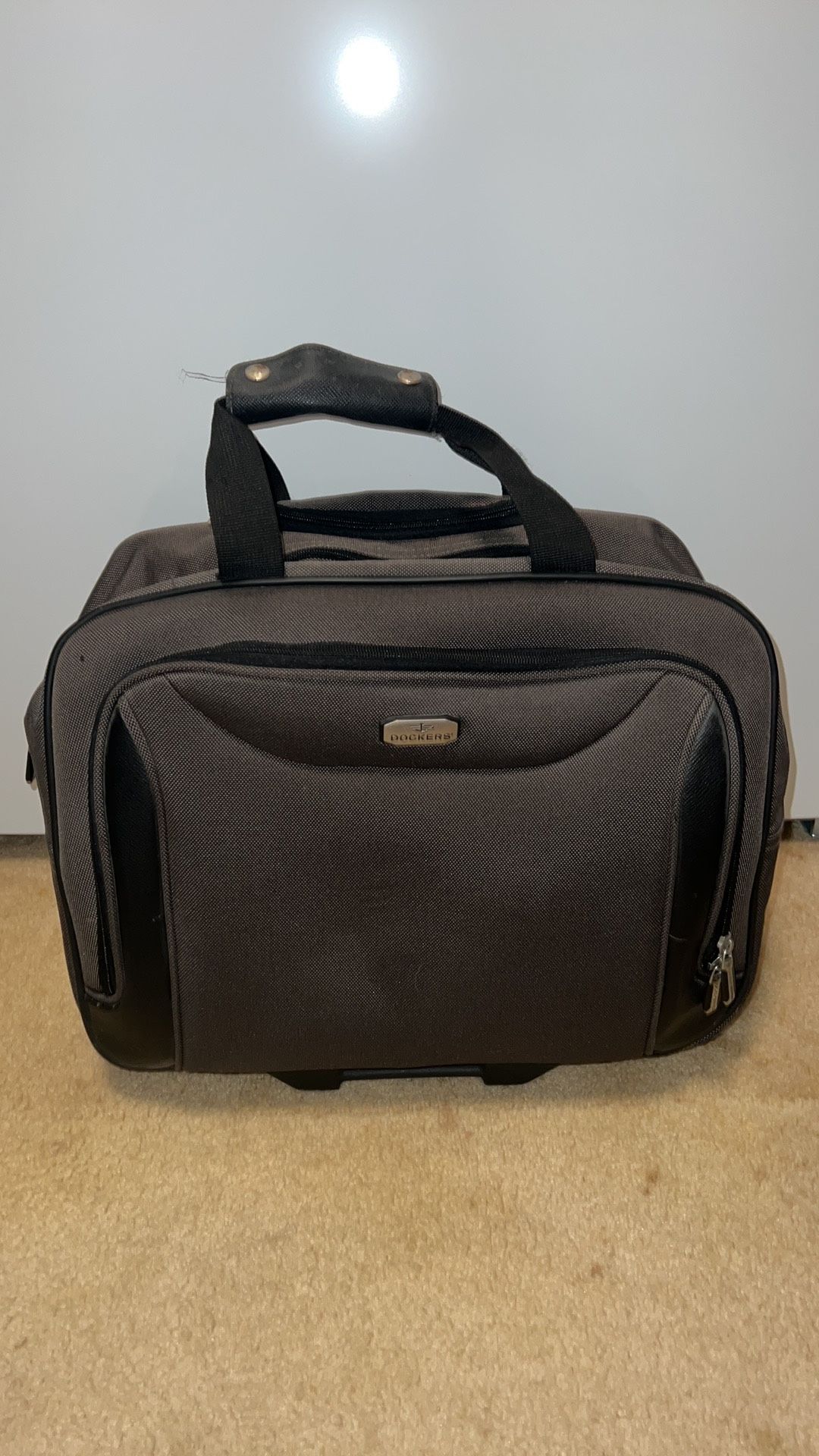 Dockers Rolling Briefcase Laptop Travel Luggage Bag