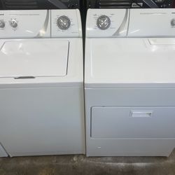 Admiral Set Washer And Dryer Gas Good Condition We Delivery 