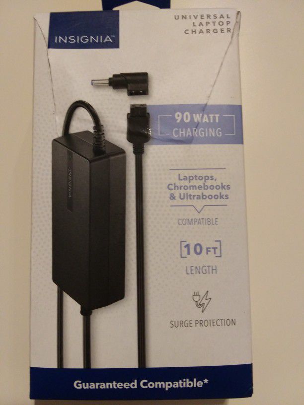 Insignia 10 Ft Universal Laptop Charger- New