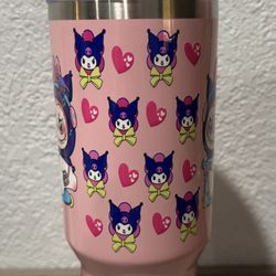 Kuromi Labubu tumbler