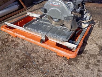 Ridgid wet tile saw