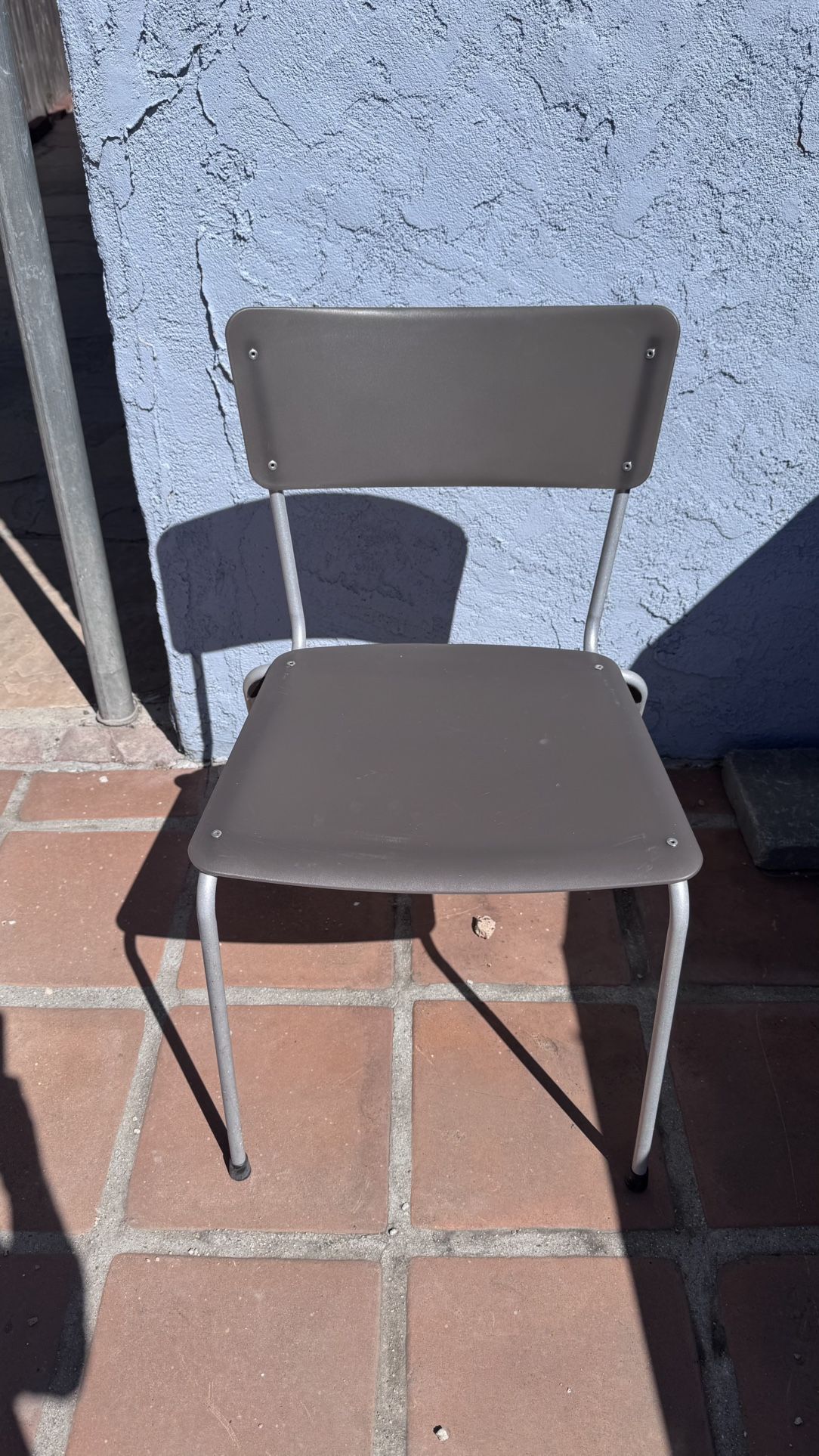 Gray Stackable Office Chairs