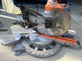 12” Rigid sliding compound miter saw