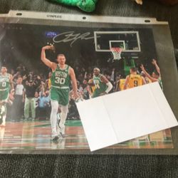 Signed Celtics Photo 