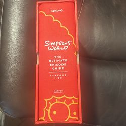 Simpsons World - THE ULTIMATE EPISODE GUIDE - mint condition