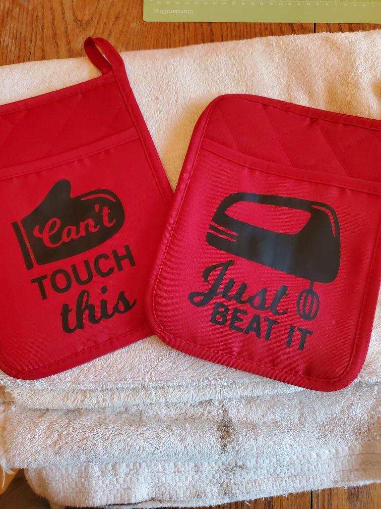 Pack of 2 customized pot holders