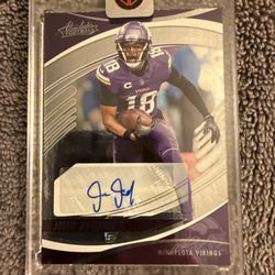 2025 Panini Absolute - Justin Jefferson #5 Signatures (AU)