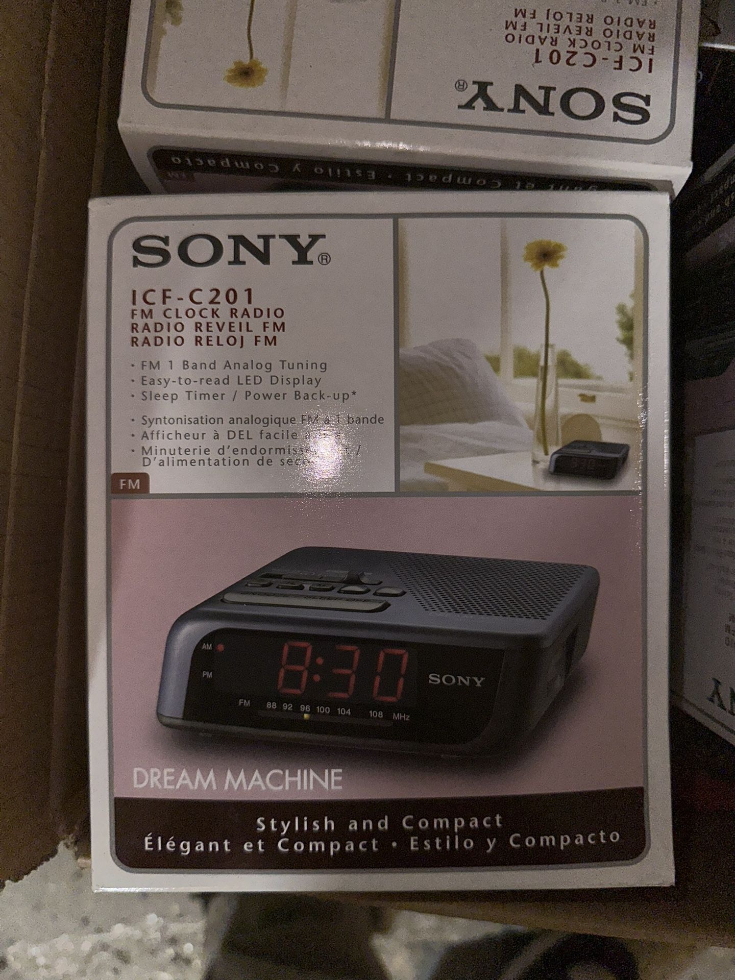 Sony LED Alarm Clock
