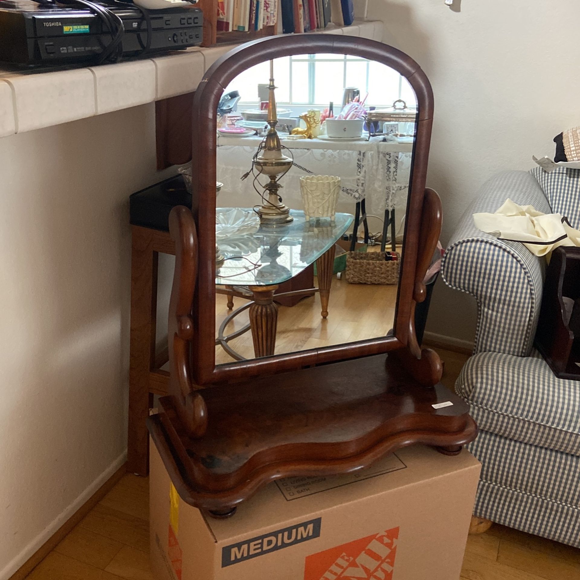 Vanity vintage mirror