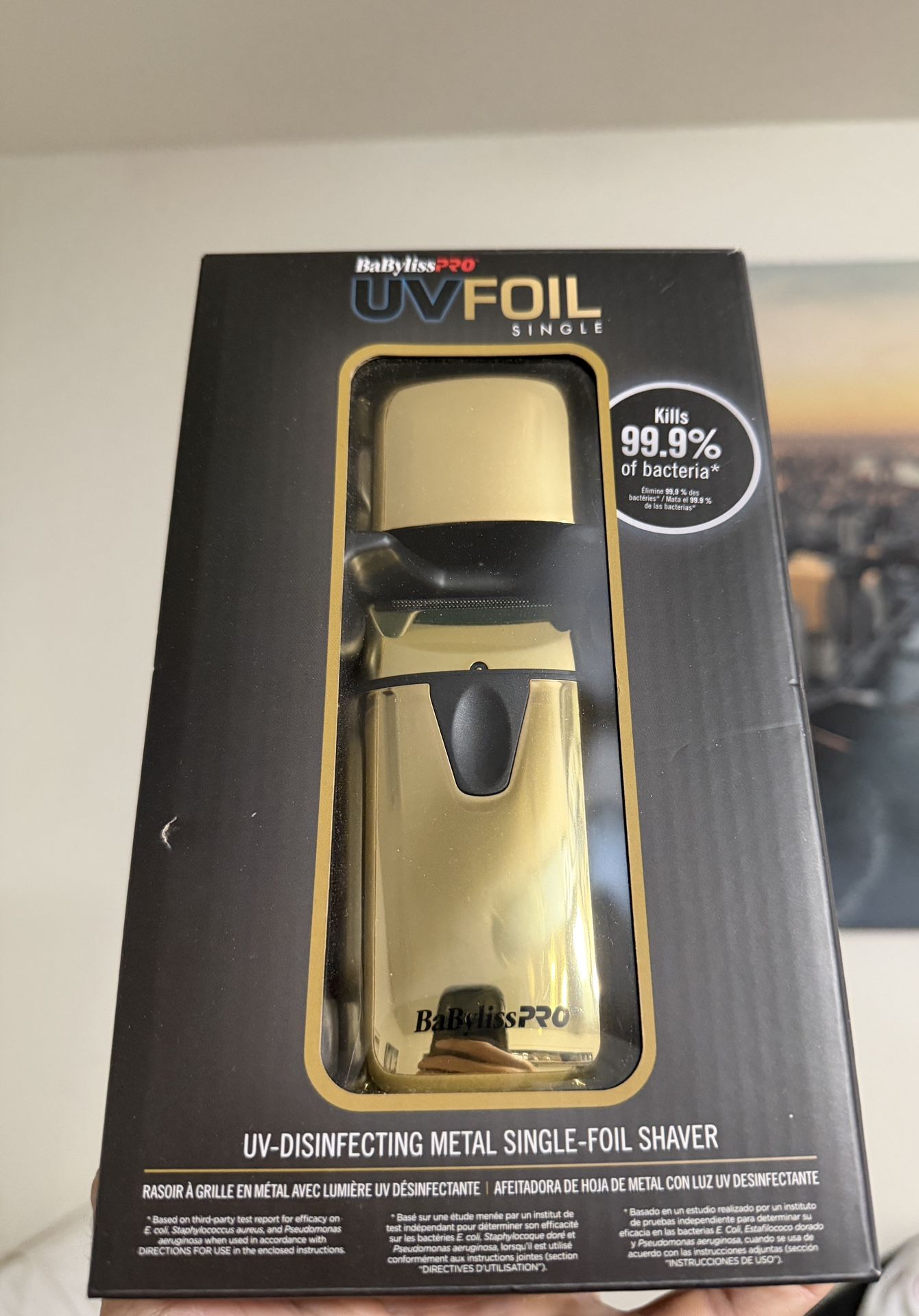 Babyliss Pro Gold Fx UV Foil Shaver
