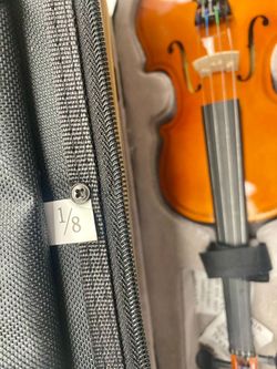 1/8 Size Student Violin Outfit w/ Bow + Case (Kids/Beginner)