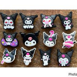Kuromi, croc charms bundle