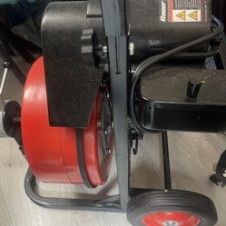 Bauer 50ft Automatic Feed Drain Cleaning Drum machine 