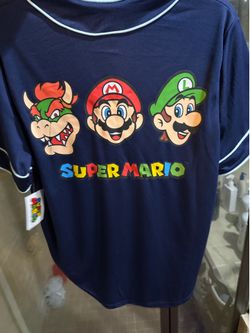 FOR SALE: Brand New Matching Super Mario Bros Jerseys — Large & Small — Tags Attached