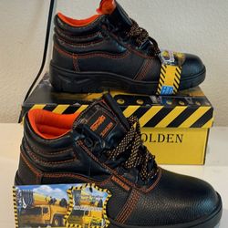 Safety Shoe For Sale Black Water Proof 