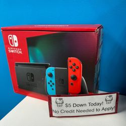 New Nintendo Switch V2 Gaming Console - Pay $5 To take It home And pay The rest Later