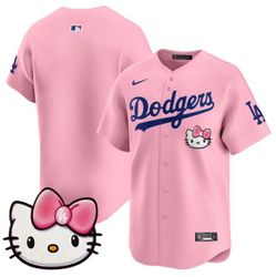 Hello Kitty Dodgers Jersey - Stitched - Ohtani Freeman Betts Muncy
