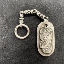 Sterling Silver Keychain 1980s Olympic Games In Moscow