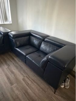 Leather sofa