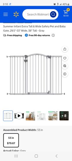 Summer Infant Pet Extra Tall and Wide Baby Gate